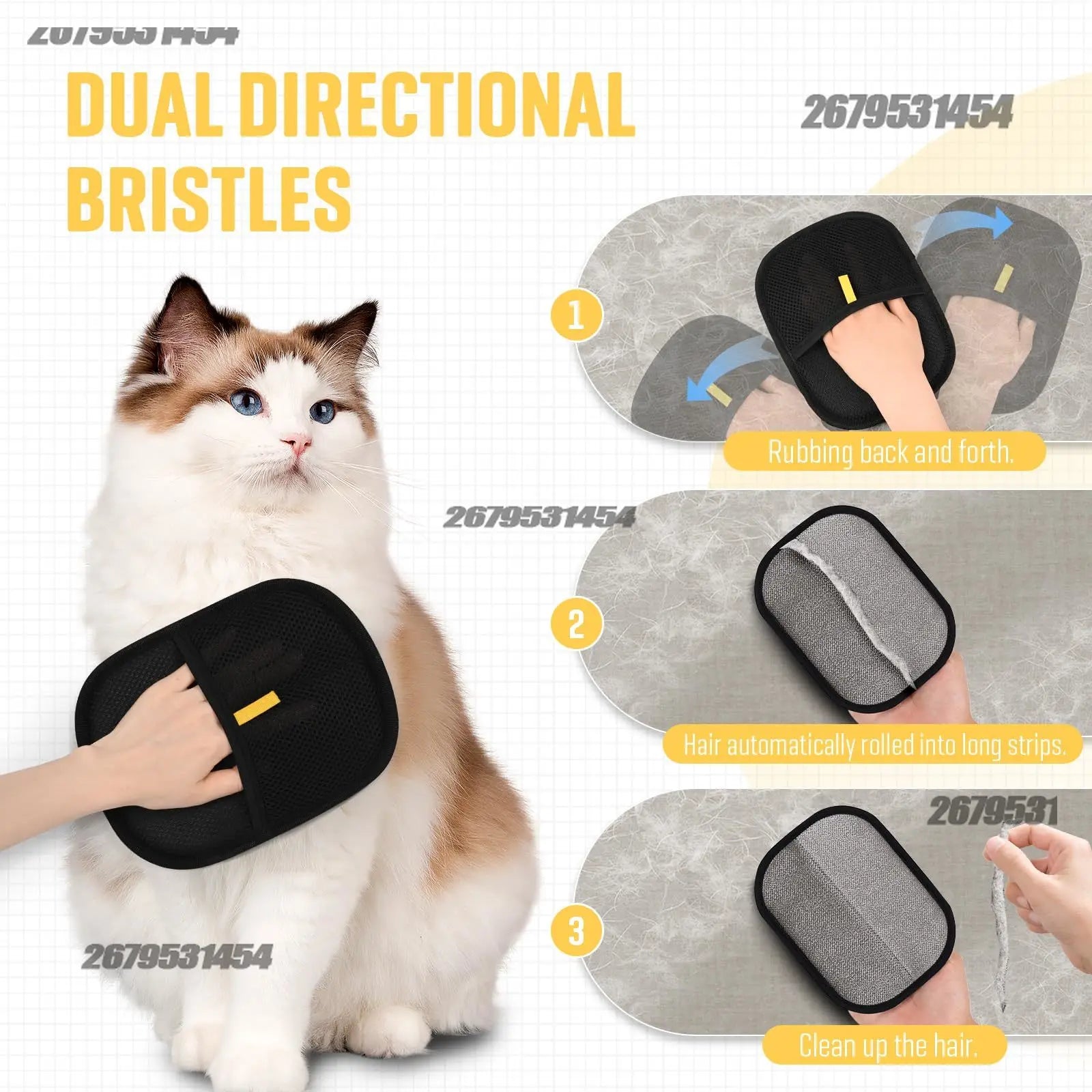 Manoplas Quitapelos 2 en 1 Furless para mascotas — imagen 3